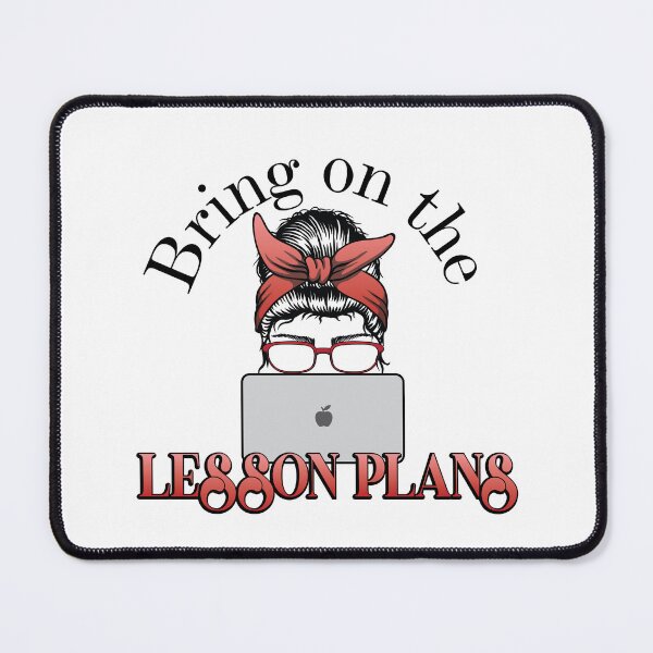 Item preview, Teacher Lesson Plans Red designed and sold by BoldLens.