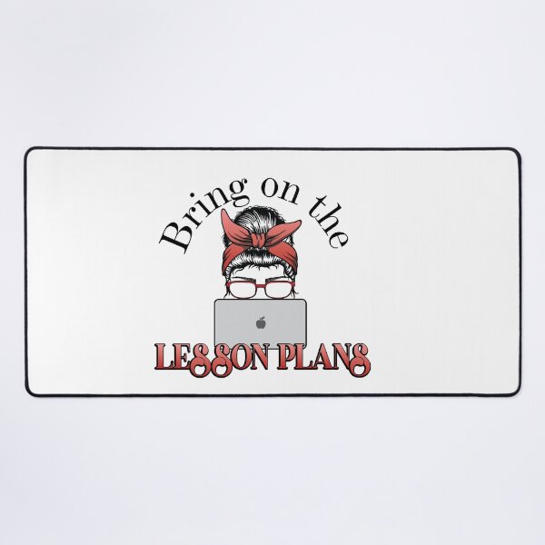 Item preview, Teacher Lesson Plans Red designed and sold by BoldLens.