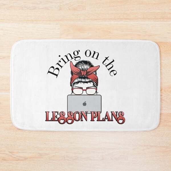 Item preview, Teacher Lesson Plans Red designed and sold by BoldLens.