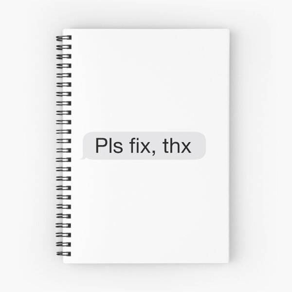 Item preview, Pls fix thx message designed and sold by myo-illustrate.