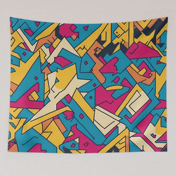 Item preview, Urban Geometry: A Seamless Graffiti Art designed and sold by LeonAndrewRazon.