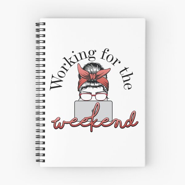 Item preview, Working for the Weekend Red designed and sold by BoldLens.