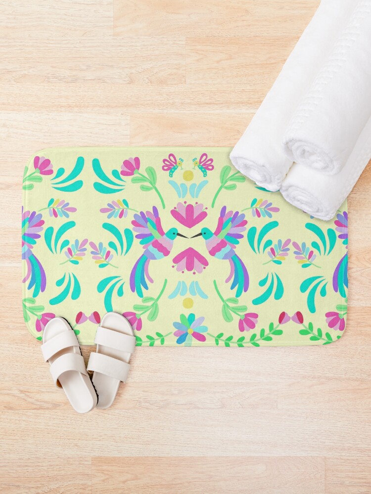 Disover From the Colorful Otomi Design Collection | Bath Mat