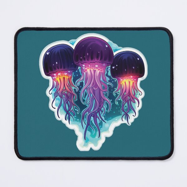 Item preview, Three Jellyfish Under The Sea designed and sold by RRMStudios.