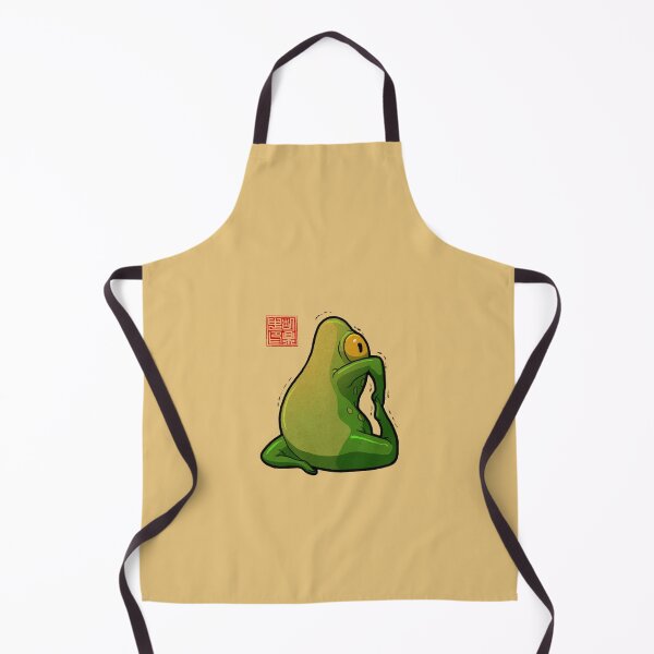 Item preview, yoga frog king pigeon pose designed and sold by DingHuArt.