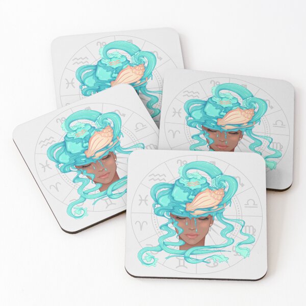 Item preview, Aquarius Zodiac Sign designed and sold by AmmaShani.