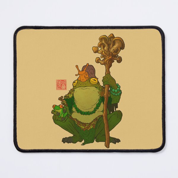 Item preview, Frog Druid Shaman Witch Doctor designed and sold by DingHuArt.