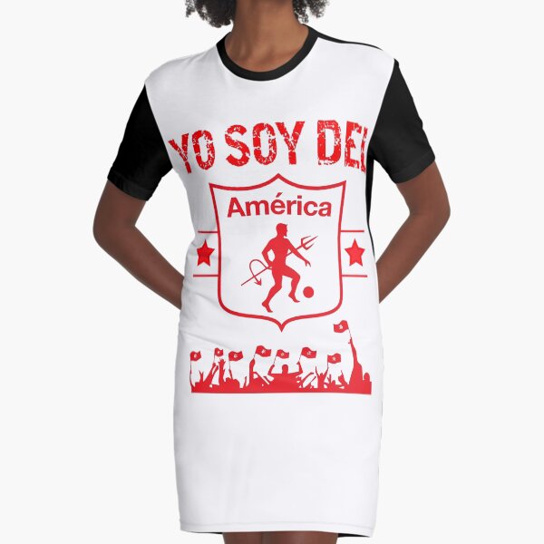 America de Cali Colombia Futbol Camiseta Jersey Camiseta Vestido camiseta