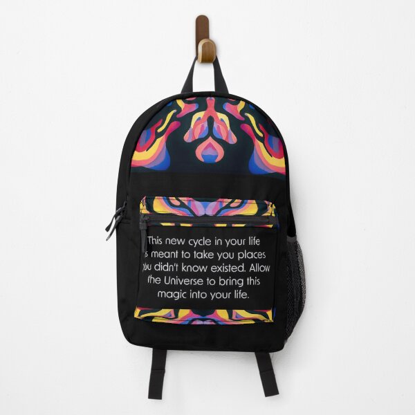 Item preview, Trippy Colorful Blobs with a Mindful Inspirational Quote designed and sold by Lucidesigns.