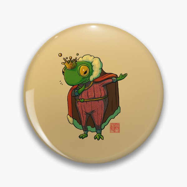 Item preview, Shy Frog Prince designed and sold by DingHuArt.