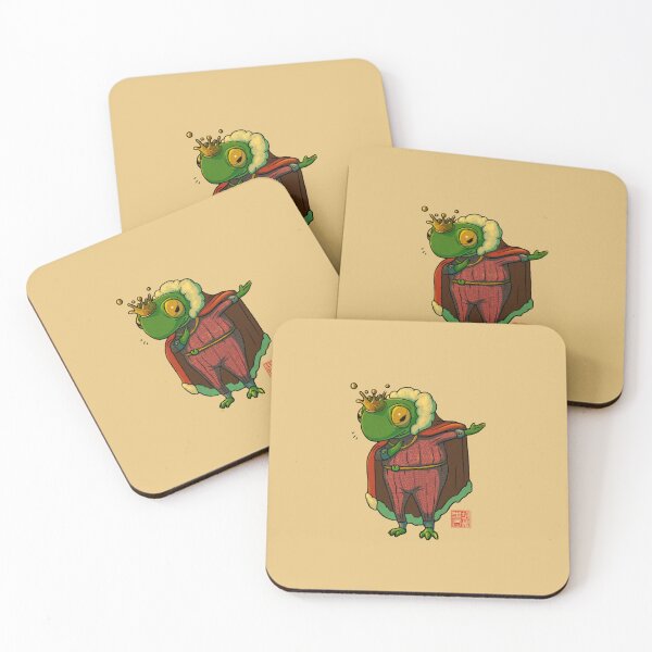 Item preview, Shy Frog Prince designed and sold by DingHuArt.