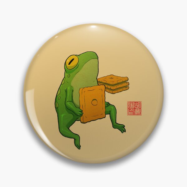 Item preview, late night snack frog designed and sold by DingHuArt.