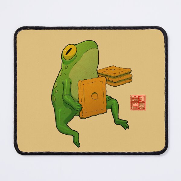 Item preview, late night snack frog designed and sold by DingHuArt.