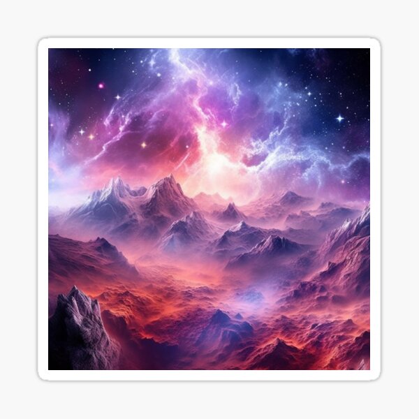 Celestial Enigma Sticker
