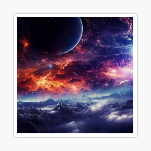 Cosmic Canvases Sticker