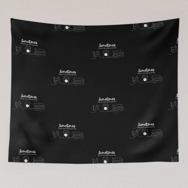 Item preview, Sometimes the answer to life's troubles are quite simple designed and sold by mysteryblackcat.
