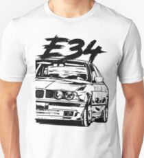 E34 & quot; Dirty Style & quot; Slim Fit T-Shirt