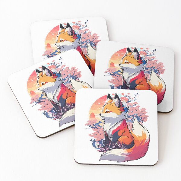 Item preview, Japanese Fox, Kawaii Kitsune, Japanese Mythical Creature, Kitsune Girl designed and sold by Porcupine Tees ⭐⭐⭐⭐⭐.