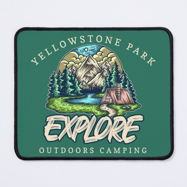 Item preview, "Into the Wild: Yellowstone Camping Adventure" printed apparel designed and sold by Thehobbiehouse.