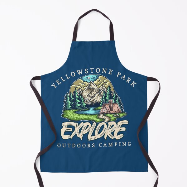 Item preview, "Into the Wild: Yellowstone Camping Adventure" printed apparel designed and sold by Thehobbiehouse.