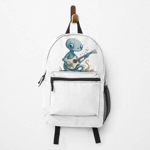 Item preview, "I'll play you a love song." - Cute alien Frogirepto with a guitar. designed and sold by SaraSumi.