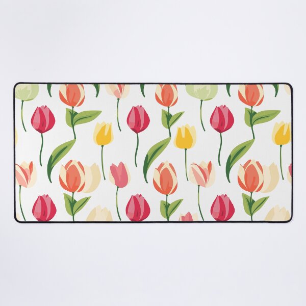 Aperçu de l'œuvre Modèle simple de tulipe - Illustration aquarelle créée et vendue par ChelaDesigns.
