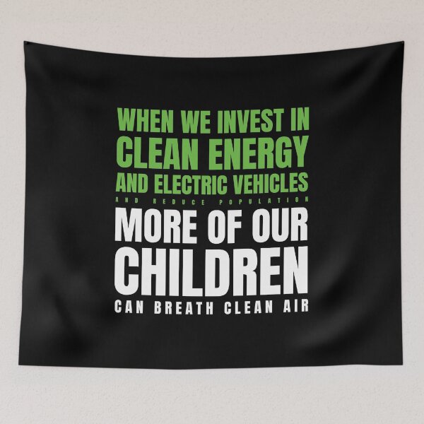 Item preview, WHEN WE INVEST IN CLEAN ENERGY QUOTE designed and sold by Mclickster.
