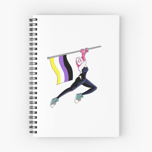 Item preview, nonbinary pride spidergwen designed and sold by macaronisour.