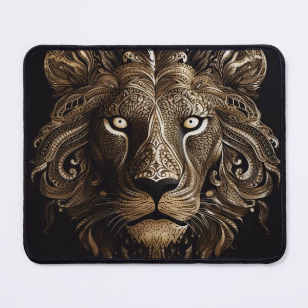Item preview, Golden Majesty - Shine of Gold Power of Lion designed and sold by pixelrealmJL.