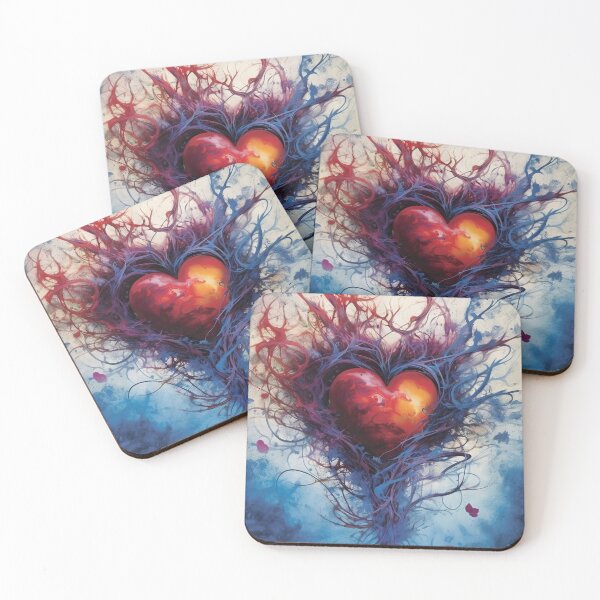 Item preview, Abstract Heart - Beautiful Colorful Expression with Thorns designed and sold by Piotrek0001.
