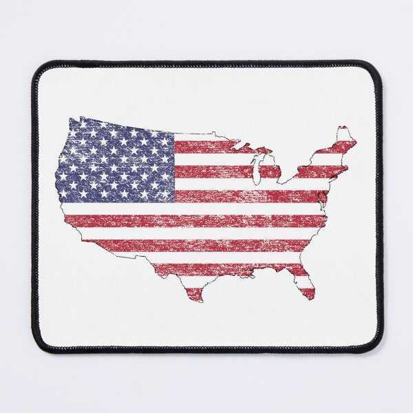 Item preview, Distressed American Flag Continent Outline designed and sold by JJOldaker.