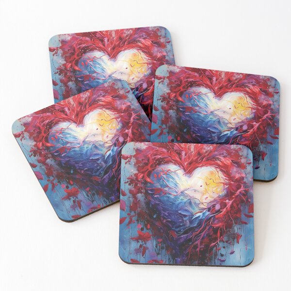 Item preview, Abstract Heart - Beautiful Colorful Expression with Thorns designed and sold by Piotrek0001.
