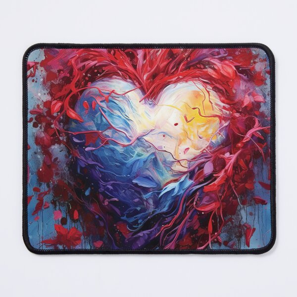 Item preview, Abstract Heart - Beautiful Colorful Expression with Thorns designed and sold by Piotrek0001.