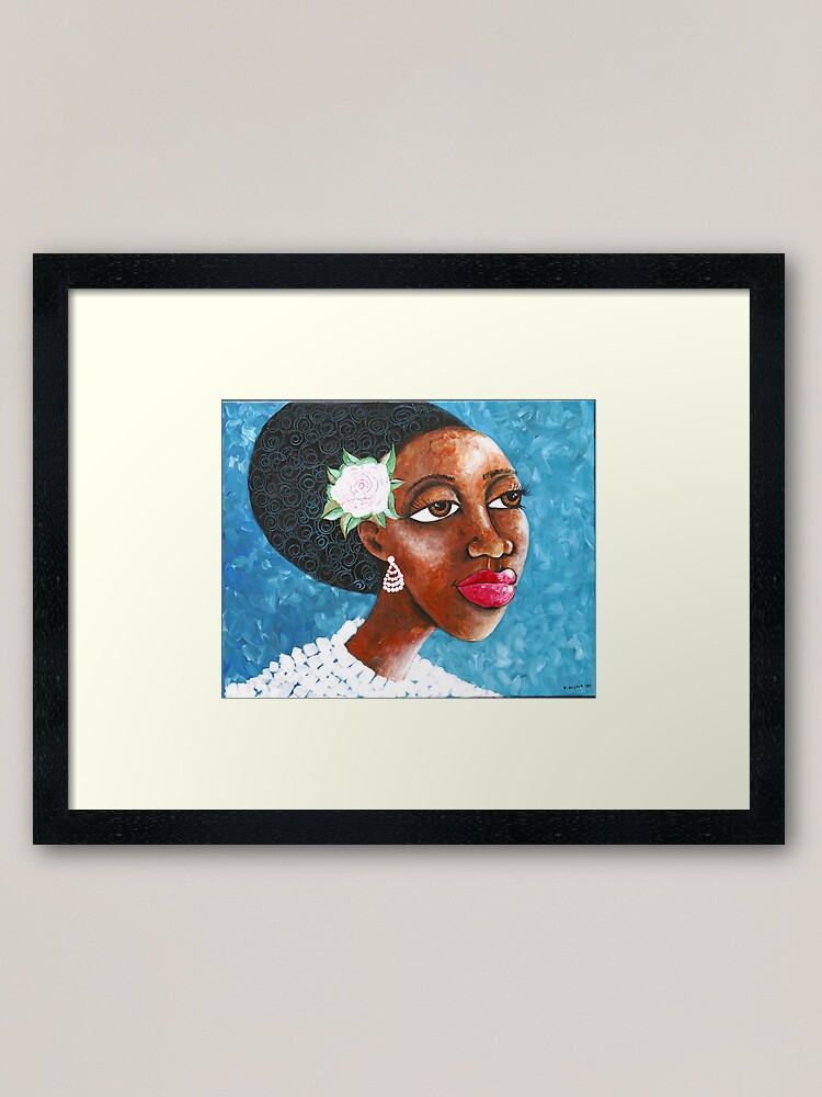 Alternate view of Society Woman Framed Art Print