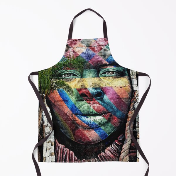 Item preview, Mursi woman from Ethiopia. Mural in Brazil depicting an African woman. We Are One. designed and sold by IMPHives.