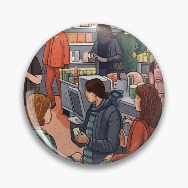 Item preview, People in the store designed and sold by abmkf.