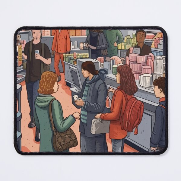 Item preview, People in the store designed and sold by abmkf.