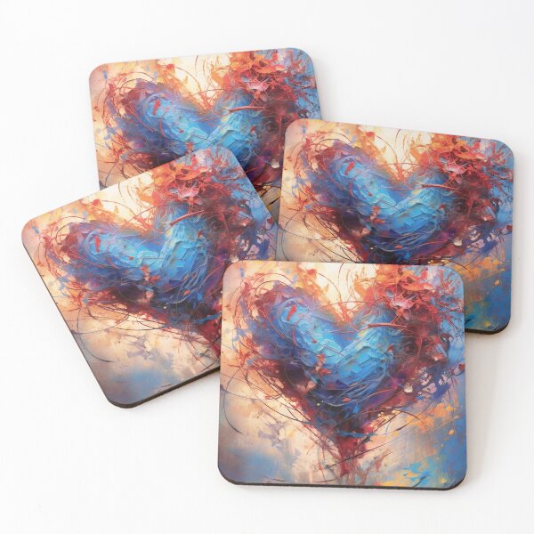 Item preview, Abstract Heart - Beautiful Colorful Expression with Thorns designed and sold by Piotrek0001.