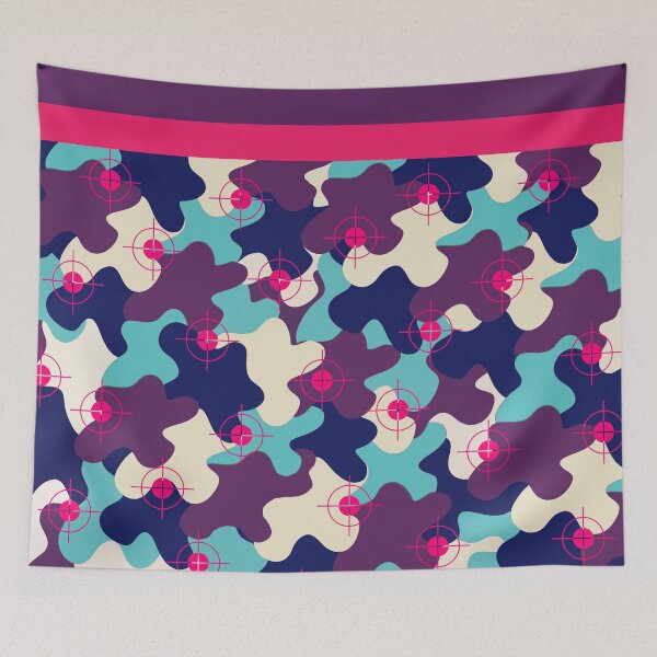 Item preview, TARGET ME WITH LOVE (purp,bl,wht,mag) designed and sold by ChrisBImagery.