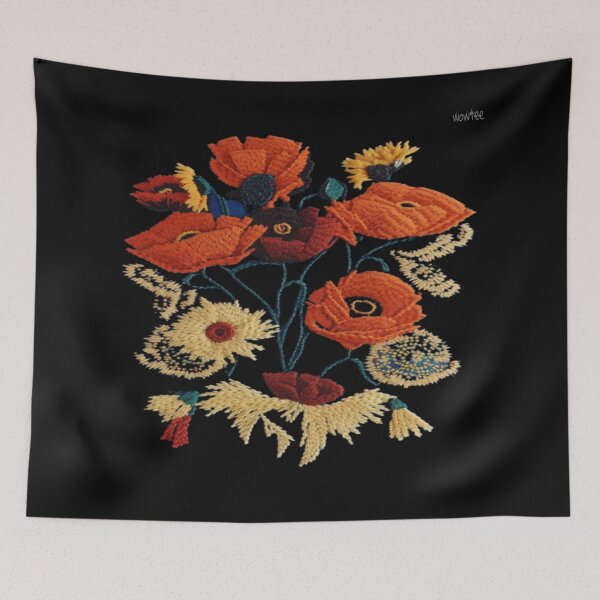 Item preview, Folk art composition #26 designed and sold by wowitsmytshirt.