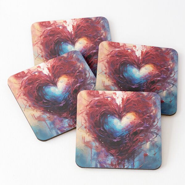 Item preview, Abstract Heart - Beautiful Colorful Expression with Thorns designed and sold by Piotrek0001.