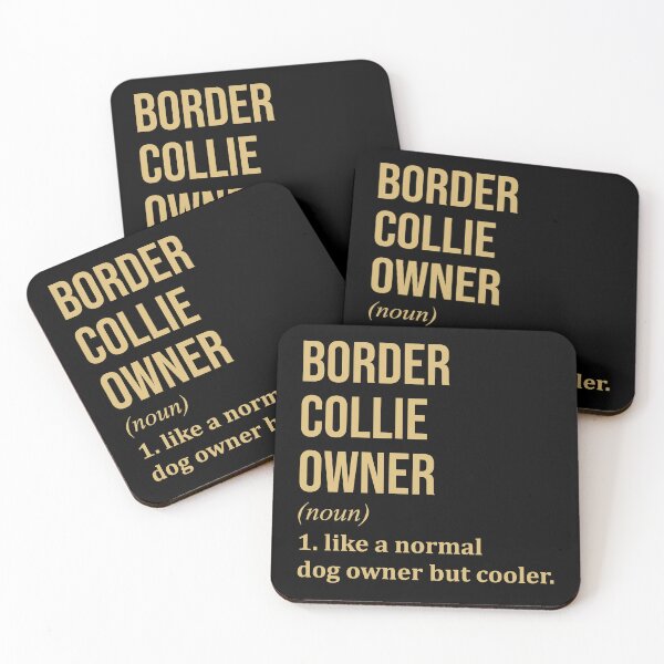 Item preview, Border Collie Dog Owner Definition in Gold designed and sold by XCIV.