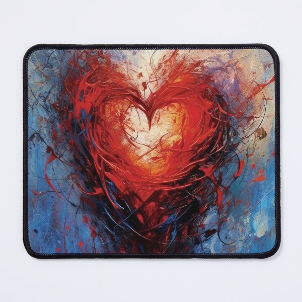 Item preview, Abstract Heart - Beautiful Colorful Expression with Thorns designed and sold by Piotrek0001.