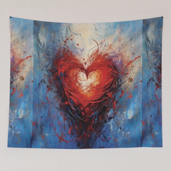 Item preview, Abstract Heart - Beautiful Colorful Expression with Thorns designed and sold by Piotrek0001.
