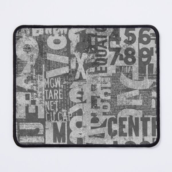Item preview, Grunge Typography Urban Style With Letters And Numbers Grey designed and sold by artsandsoul.