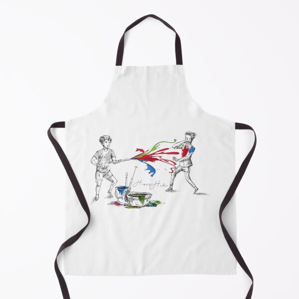 Item preview, Boys playing with pichakari in Holi festival designed and sold by TirrellColister.