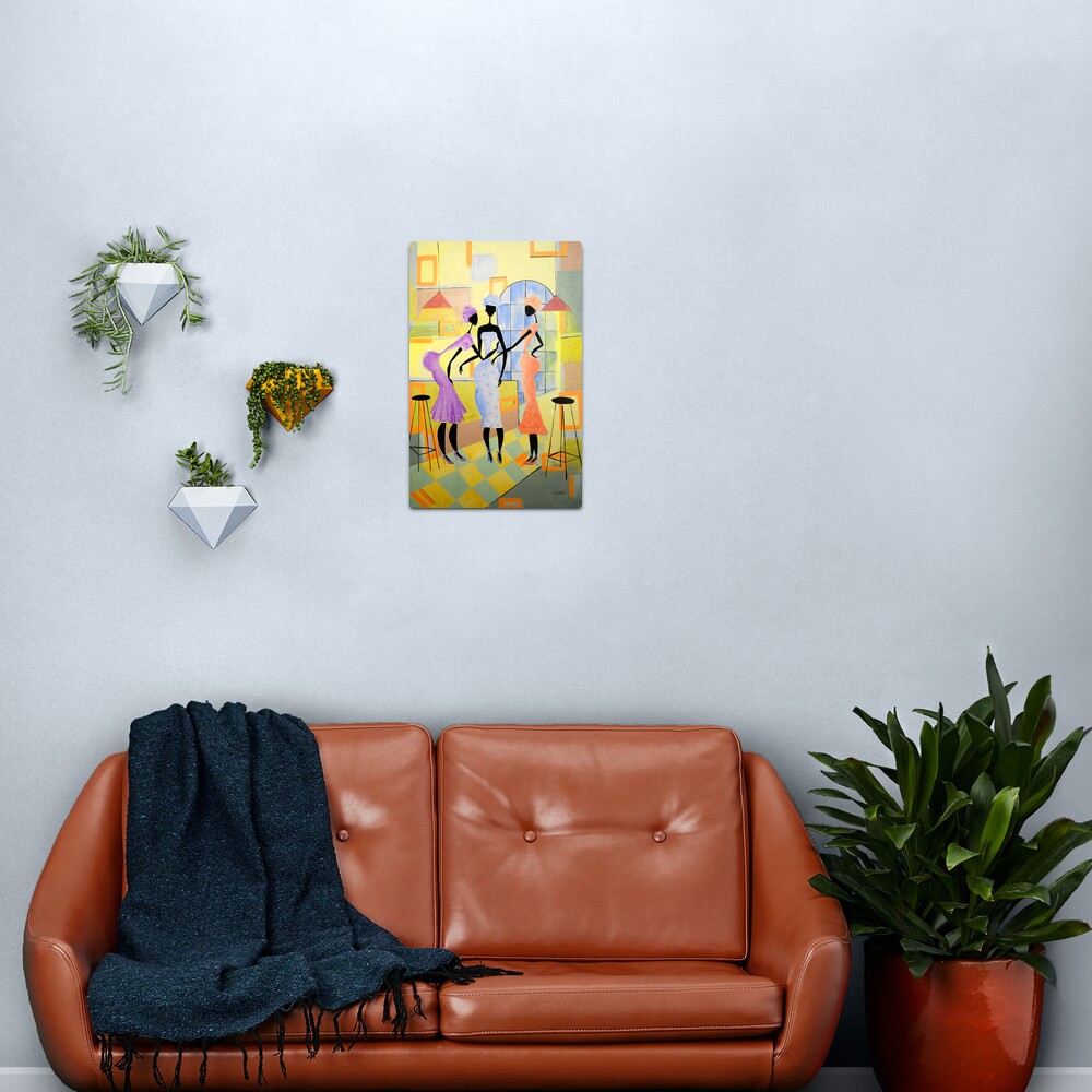 Chick Chat Metal Print