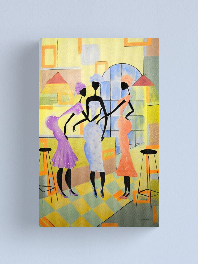 Alternate view of Chick Chat Canvas Print