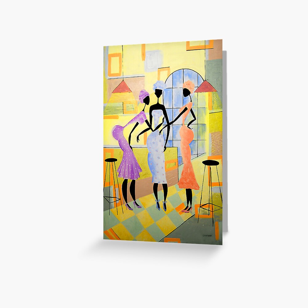 Chick Chat Greeting Card