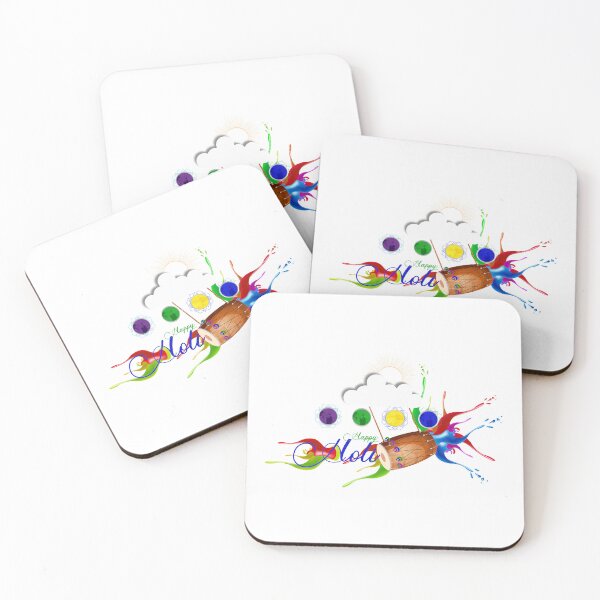 Item preview, Dholak, colorful circles and sun with clouds for the Holi festival designed and sold by TirrellColister.